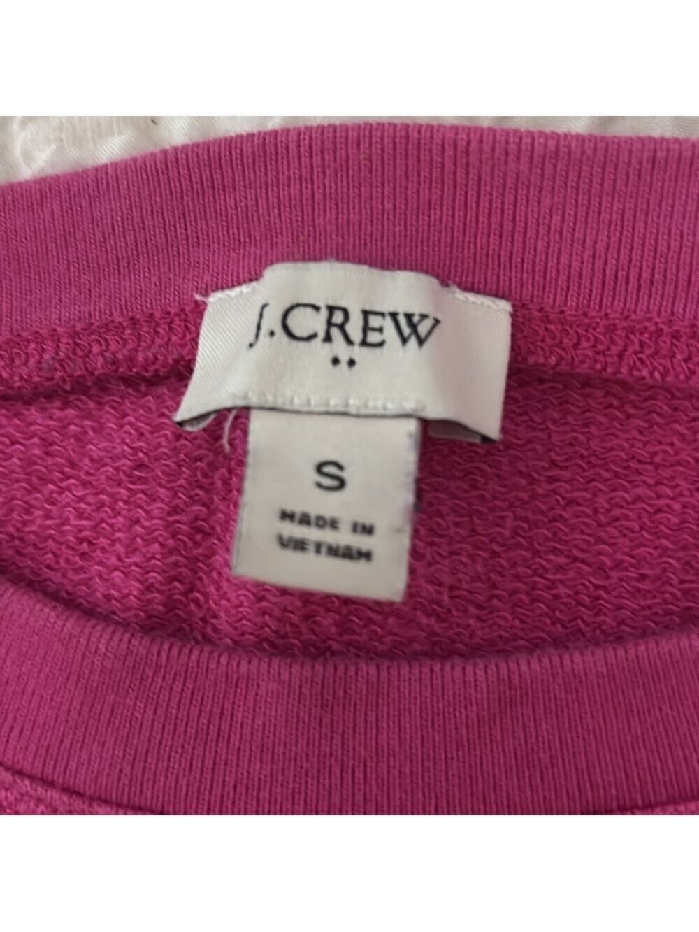 J. Crew Cotton Terry Crewneck Long Sleeve Sweatshirt - Picture 5 of 6